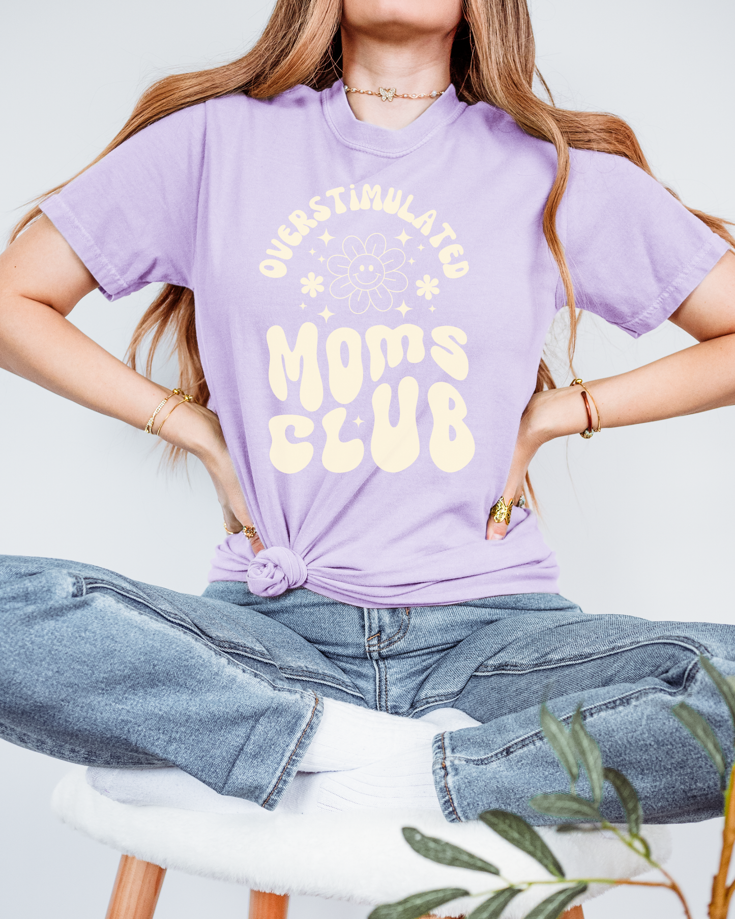 Overstimulated Moms Club Tee