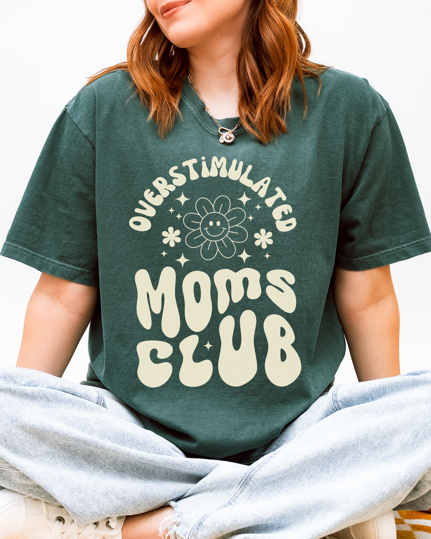 Overstimulated Moms Club Tee